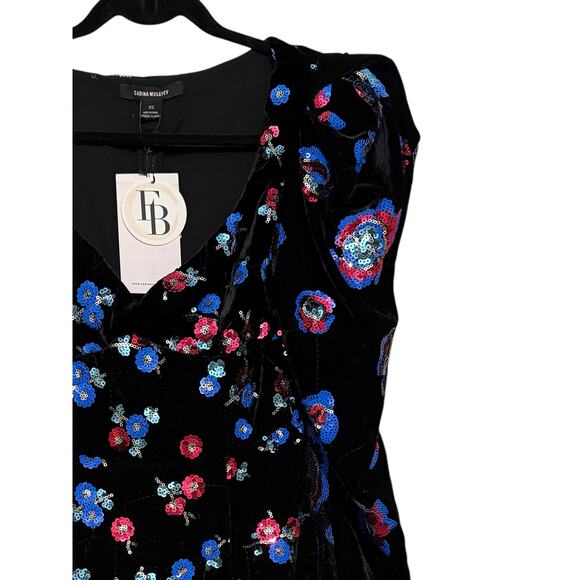 SABINA MUSAYEV NEW Roseritta Dress Sequin Embellished Size XS - Picture 4 of 10